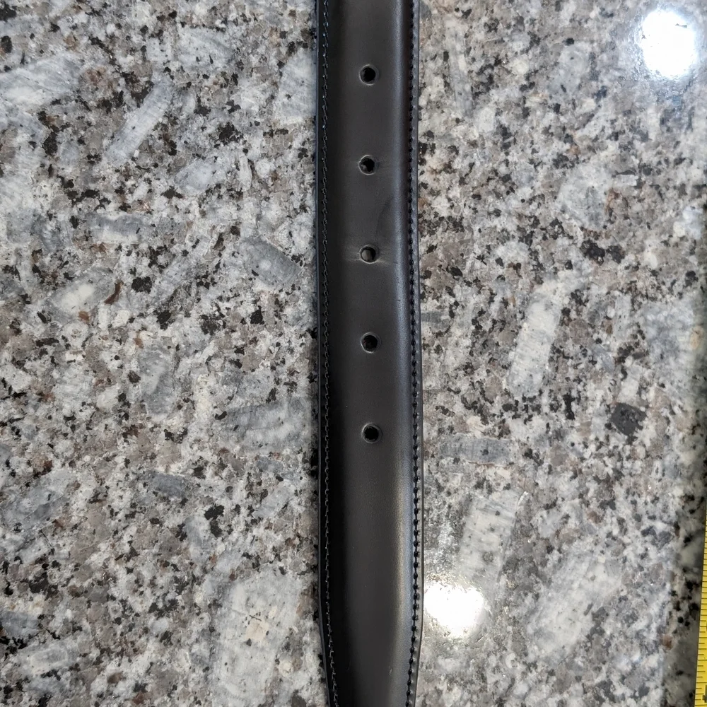 ✨ Brooks Brothers Made in Italy Leather Belt | Black | Luxury Classic Dress Belt
